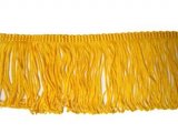 Rayon Chainette Fringe - Flag Gold #16, 4 inch