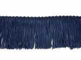 Rayon Chainette Fringe - Navy #21 - 4 inch