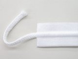 Wholesale Draw Cord Elastic - White - 100 yards