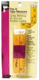 Dritz Flip-It Tape Measure 842 - Yellow 144"