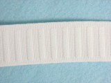 Case Pack - Wholesale Flat Woven Non Roll Elastic - White 1.25" - 10 Spools