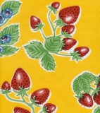 Wholesale Oilcloth - Forever Strawberries Yellow   12yds