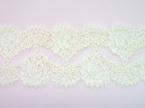 Lace - Alencon Re-embroidered Lace Trim-12060R-6"  Ivory