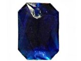 Wholesale Acrylic Jewels - Sapphire Sew-In Gemstones - Emerald Cut, 13x18mm - 144 jewels
