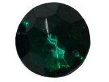 Wholesale Acrylic Jewels - Emerald Sew-In Gemstone - Large Round, 18mm - 144 jewels, 1 gross