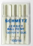 Schmetz Magazine Jersey Ball Point Needles, size 100/16