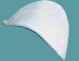 Wholesale Shoulder Pad #1043 - 1/4" Uncovered Set-in pad - White, 100 pairs