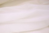 Silk Chiffon Fabric - Diamond White
