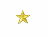 Applique - Star - 1"  Gold Metallic