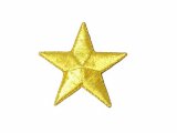 Applique - Star - 2"  Gold Metallic