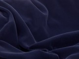 Triple Velvet Fabric - Navy