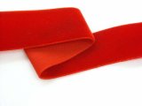 Velvet Ribbon - Red - 7/8" wide
