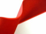 Velvet Ribbon - Red  - 1 1/2" wide