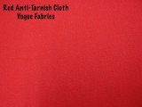 Wholesale Anti-Tarnish Silver Cloth - Red, 100 yds.