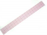 Tailoring Supplies 18" Transparent Ruler B-85 -  18 inch x 2 inch Full grid