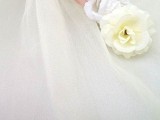 Sparkle Illusion Bridal Veil Tulle - Ivory