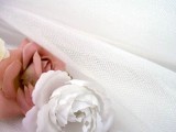 Sparkle Illusion Bridal Veil Tulle - White
