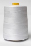 Wholesale Serger Cone Thread - White - 50 spools