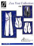 L.J. Designs #799, Zea Vest Collection