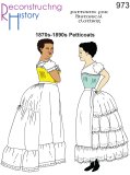 Reconstructing History #RH973 - 1870s-1890s Petticoats