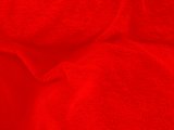 Luxury Faux Fur Fabric - Rabbit - Red