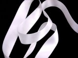 Wholesale Silk Satin Ribbon 3/4" White
