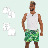 Sirena Sewing Patterns - #2034 Andrew - Men's Swimsuit Shorts