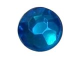 Wholesale Acrylic Jewels - Turquoise Glue-On Gemstone - Size 34 Round, 7mm - 144 jewels,  1 Gross