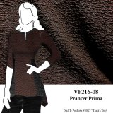 VF216-08 Prancer Prima - Brown Smocked Cotton Knit Fabric