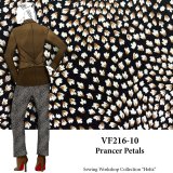 VF216-10 Prancer Petals - Tightly Knit Soft Medium Weight Cotton Knit Print Fabric