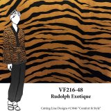 VF216-48 Rudolph Exotique - Rich Animal Print Silk Charmeuse Fabric