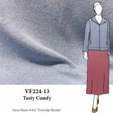 VF224-13 Tasty Comfy - Dusty Blue Cotton-Rich Sweatshirt Knit Fabric