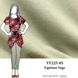 VF225-05 Equinox Sage - Pale Green Cotton MicroRib Knit Fabric