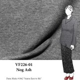 VF226-01 Nog Ash - Soft and Fuzzy Grey Sweater Knit Fabric