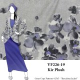 VF226-19 Kir Plush - Extra Wide Floral Binky Knit Fabric