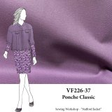 VF226-37 Ponche Classic - Extra Wide Victorian Lilac Cotton Twill Fabric