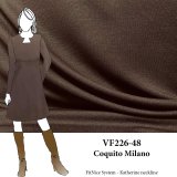 VF226-48 Coquito Milano - Rich Brown Supple and Soft 12oz Ponte de Roma Double Knit Fabric