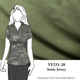 VF231-28 Sonic Jersey - Dark Olive 10oz Cotton Jersey Knit Fabric