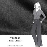 VF231-29 Sonic Classic - Grey Herringbone Worsted Flannel Fabric