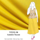 VF232-38 Lumière Tucson - Bold Yellow Linen Weave Fabric