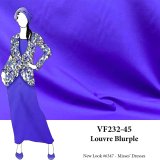 VF232-45 Louvre Blurple - Purplish-Blue Stretch-woven Cotton-rich Broadcloth Fabric
