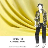VF233-44 Climate Lemon - Bold Yellow Rayon Challis Fabric