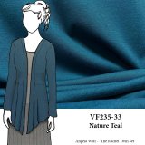 VF235-33 Nature Teal - Jewel Tone French Terry Knit Fabric