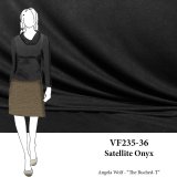 VF235-36 Satellite Onyx - Rich Black Double-brushed ITY Fabric