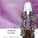 VF241-01 Love Lilac - Iridescent Dupioni Slubbed Silk Fabric