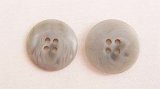 Clothing Buttons - Style C14- 6 per bag- Grey 22mm