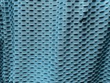 Honeycomb Knit - Solid Teal Textured Knit Fabric