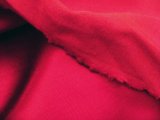 Kasha Satin - Flannel Back Winter Coat Lining - Red