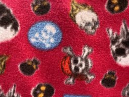 Polar Fleece Print Fabric - Skulls
