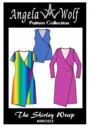 Angela Wolf Sewing Pattern #1913 - Shirley Wrap Top & Dress